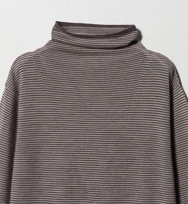 UNITED ARROWS「＜Camoshita＞ボーダー ハイネック ロングスリーブ ニット」|ニット・セーター|