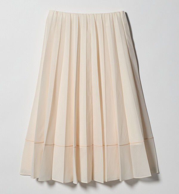 UNITED ARROWS「オーガンジー プリーツスカート」|スカート|