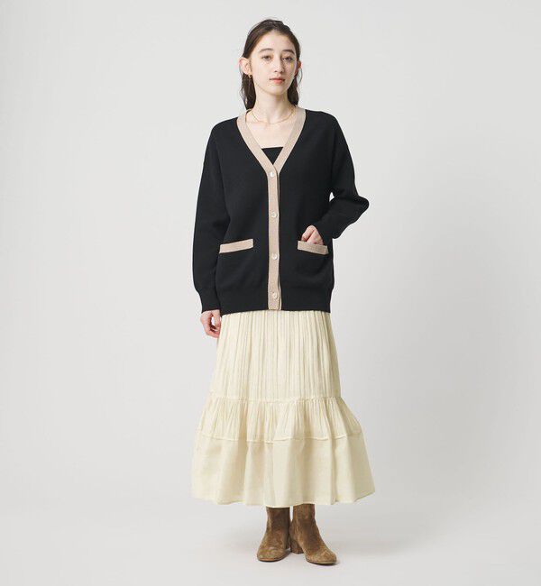 UNITED ARROWS「オーガンジー コンスト プリーツスカート」|スカート|