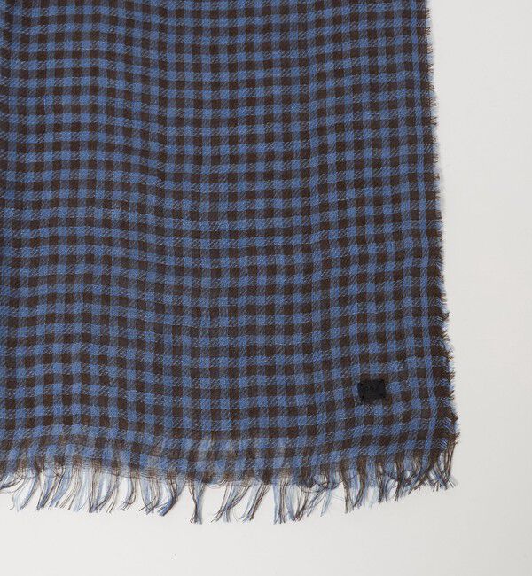 UNITED ARROWS「【一部別注】＜MARIANI＞LIN ギンガムチェック ストール」|ストール|