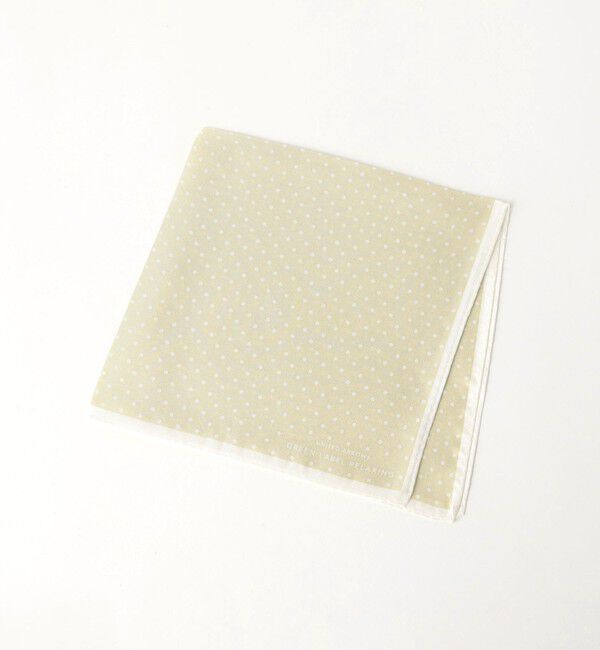 UNITED ARROWS green label relaxing「GLR シルク ドット ポケットチーフ」|バンダナ・スカーフ|BEIGE