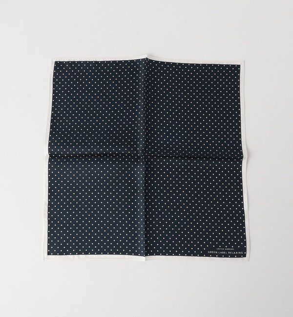 UNITED ARROWS green label relaxing「GLR シルク ドット ポケットチーフ」|バンダナ・スカーフ|