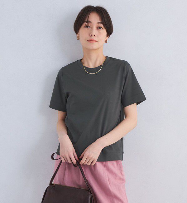 UNITED ARROWS green label relaxing「＜1_OF MINE＞スタンダード Tシャツ -制菌-」|Tシャツ・カットソー|DK.GRAY