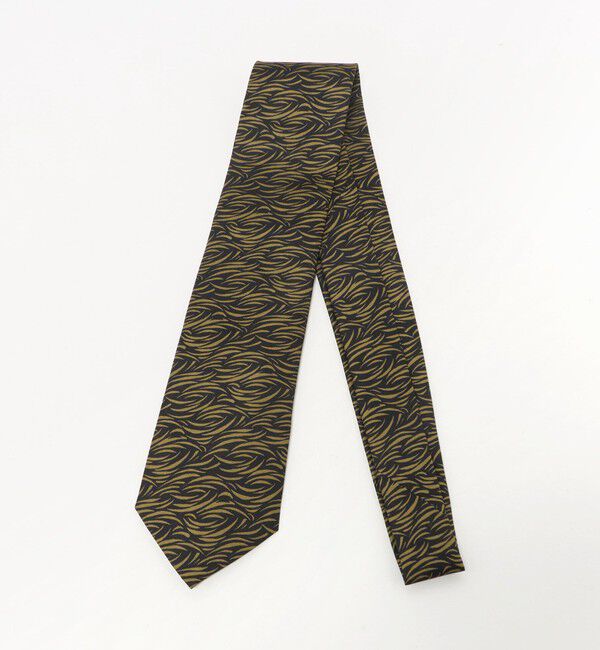 UNITED ARROWS green label relaxing「＜Luisa Esposito＞8.0cm スタンプ コモン5 ネクタイ」|ネクタイ・蝶ネクタイ|BLACK