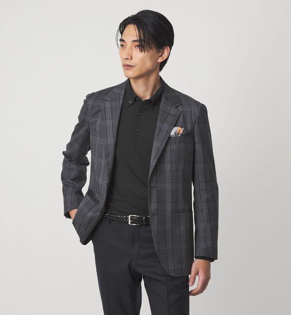 UNITED ARROWS green label relaxing「M/DY ボタンダウン 長袖 ポロシャツ」|ポロシャツ|