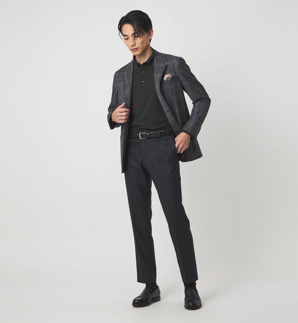 UNITED ARROWS green label relaxing「M/DY ボタンダウン 長袖 ポロシャツ」|ポロシャツ|