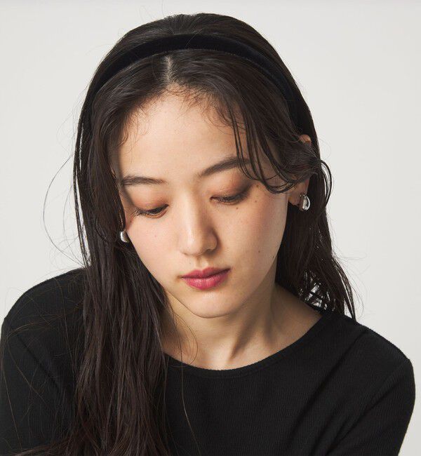 UNITED ARROWS green label relaxing「【WEB限定】ドロップモチーフ イヤリング」|イヤリング|