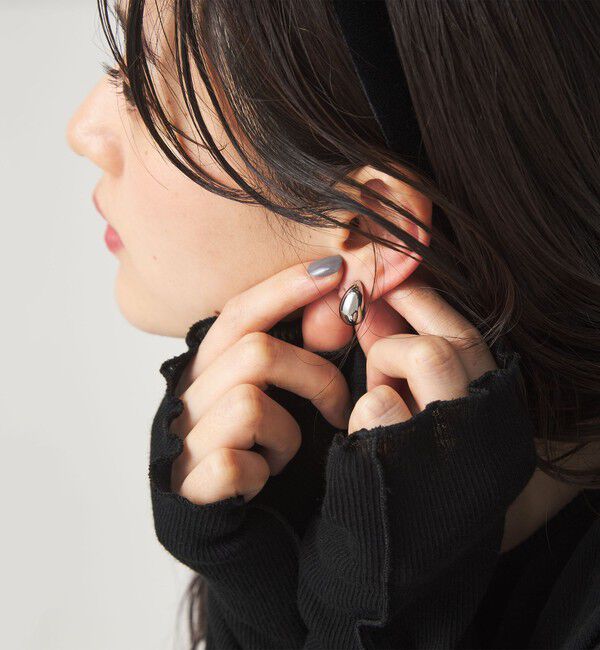 UNITED ARROWS green label relaxing「【WEB限定】ドロップモチーフ イヤリング」|イヤリング|