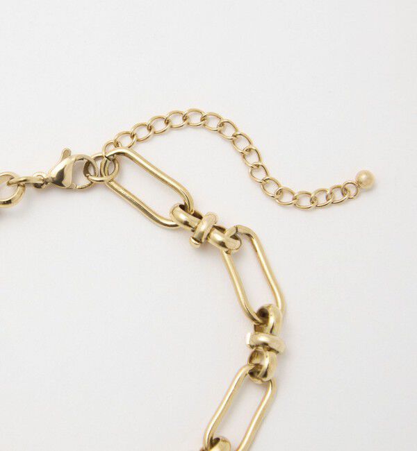 UNITED ARROWS green label relaxing「【WEB限定】デザインチェーン ブレスレット」|ブレスレット・バングル|