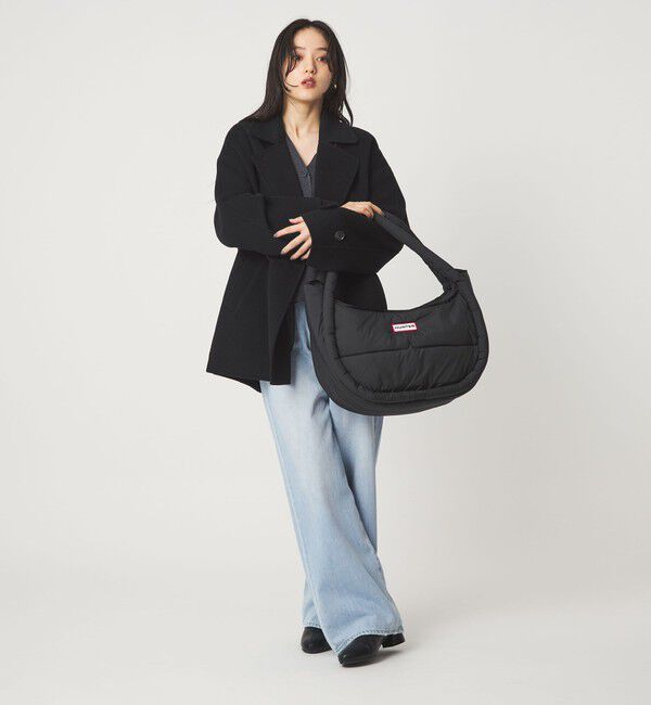 UNITED ARROWS green label relaxing「＜HUNTER＞フレイムド パファー ホーボー バッグ （ラージ）」|ショルダー・メッセンジャー|