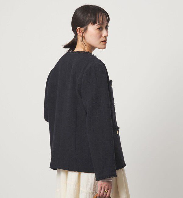 UNITED ARROWS green label relaxing「［size SHORTあり］Bisentino ノーカラー ジャケット」|ノーカラージャケット|