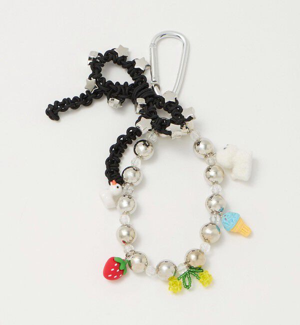 EMMEL REFINES「＜CASSELINI＞チャーム ストラップ＜ Select by EMMEL REFINES ＞」|チャーム・キーホルダー|BLACK