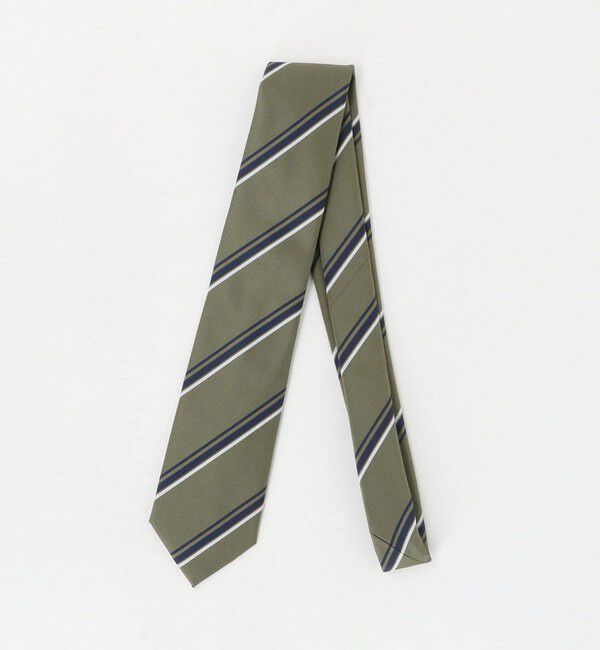 UNITED ARROWS green label relaxing「GLR ポリエステル ウォッシャブル ストライプ3 ネクタイ」|ネクタイ・蝶ネクタイ|OLIVE