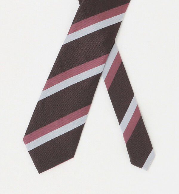 UNITED ARROWS green label relaxing「GLR ポリエステル ウォッシャブル ストライプ2 ネクタイ」|ネクタイ・蝶ネクタイ|