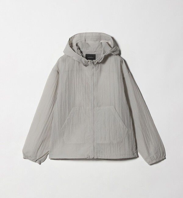 UNITED ARROWS green label relaxing「シアー リップ ジップ パーカー」|ブルゾン・スタジャン|LT.GRAY