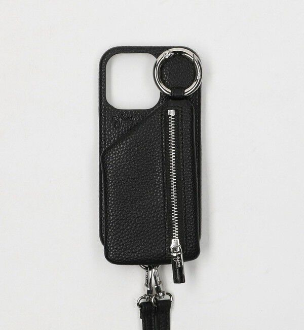 BEAUTY&YOUTH UNITED ARROWS「＜ajew＞CADENAS ストラップ iPhone16Proケース」|モバイルケース|BLACK