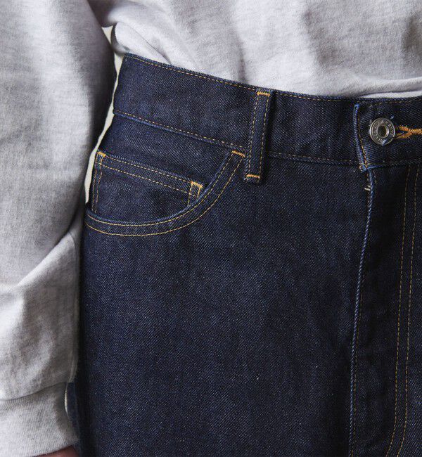 STEVEN ALAN「＜Steven Alan＞ 13.5oz デニム 5ポケット バギー テーパード パンツ」|デニム|