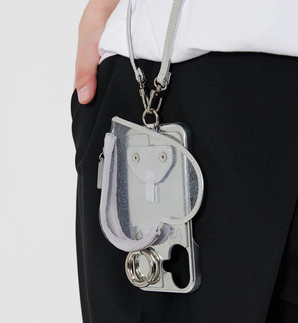 BEAUTY&YOUTH UNITED ARROWS「＜ajew＞PVC HEART PLANET POCKET iPhone16ケース」|モバイルケース|