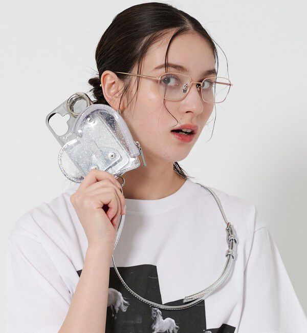 BEAUTY&YOUTH UNITED ARROWS「＜ajew＞PVC HEART PLANET POCKET iPhone16ケース」|モバイルケース|