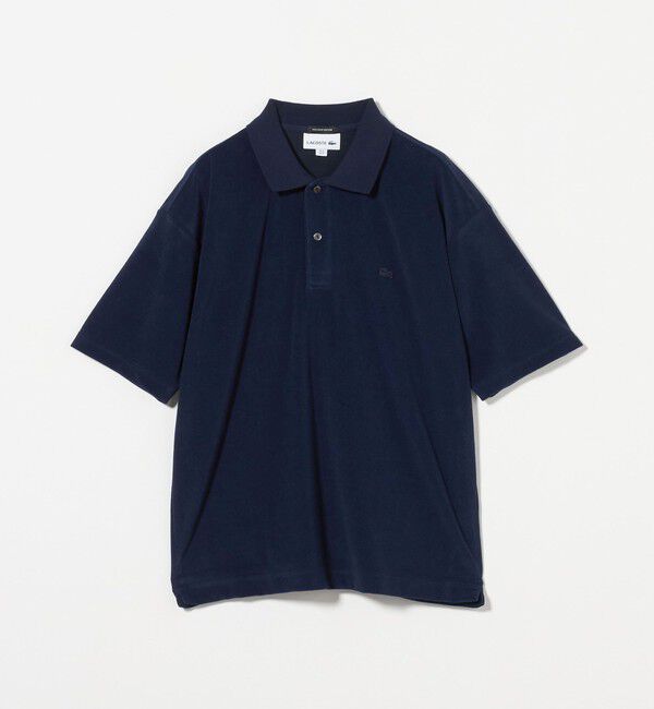 BEAUTY&YOUTH UNITED ARROWS「＜LACOSTE for BEAUTY&YOUTH＞ 1トーン パイル ポロシャツ」|ポロシャツ|NAVY