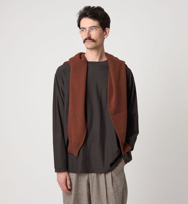 STEVEN ALAN「＜Steven Alan＞ オーガニックコットン アソート ボーダー ロングスリーブ Tシャツ BOLD」|Tシャツ・カットソー|