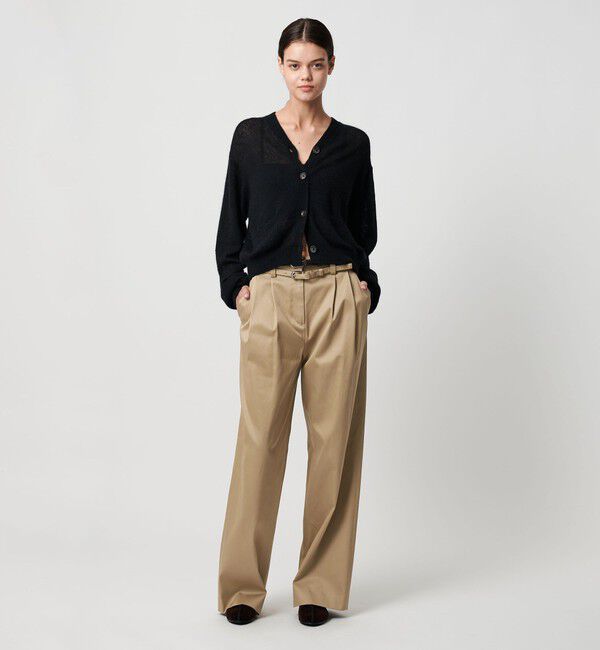 ATTISESSION「＜ATTISESSION＞ベルト 2タック ストレート パンツ 2」|その他|