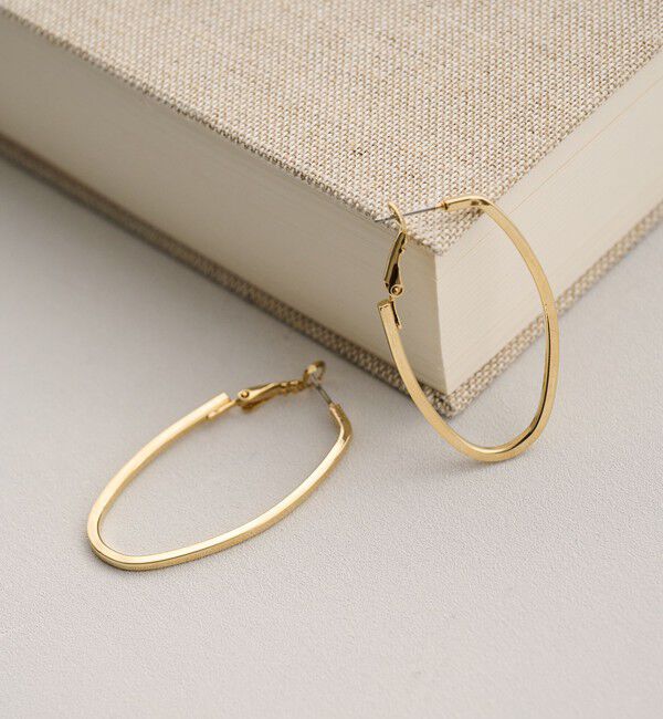 BEAUTY&YOUTH UNITED ARROWS「メタル ビッグ Oモチーフ フープピアス」|ピアス|GOLD