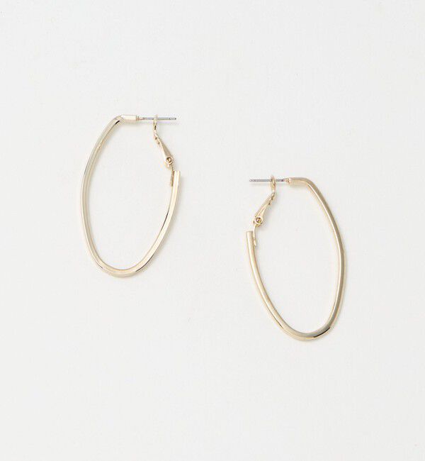 BEAUTY&YOUTH UNITED ARROWS「メタル ビッグ Oモチーフ フープピアス」|ピアス|