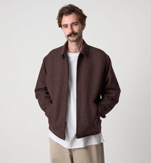 STEVEN ALAN「＜Steven Alan＞ ブリティッシュチェック ワーク ブルゾン」|ブルゾン・スタジャン|