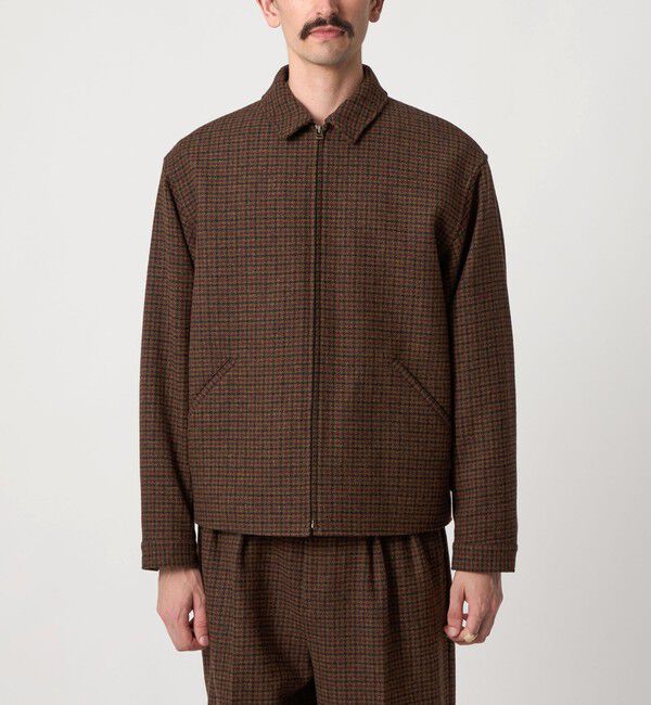 STEVEN ALAN「＜Steven Alan＞ ブリティッシュチェック ワーク ブルゾン」|ブルゾン・スタジャン|
