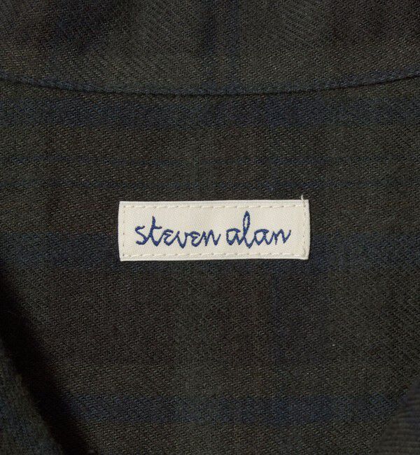 STEVEN ALAN「＜Steven Alan＞ ネル マドラスチェック オープンカラー シャツ BOX」|シャツ・ブラウス|