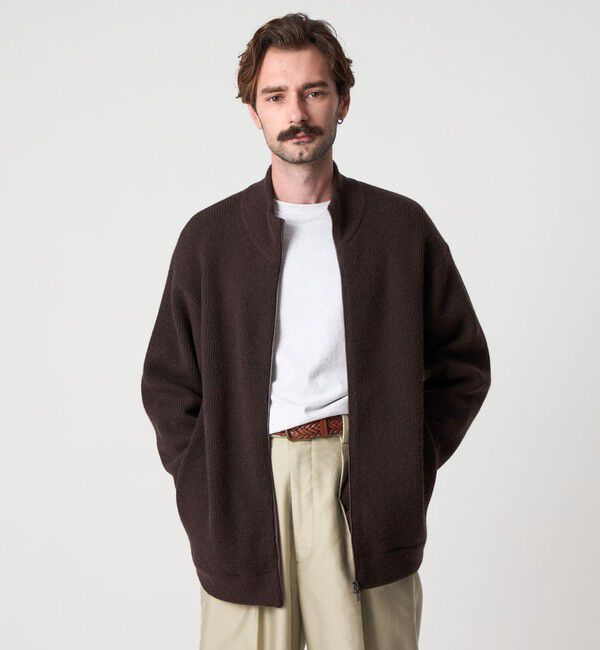 STEVEN ALAN「＜Steven Alan＞ エアーハミルトン ドライバーズ ニット」|カーディガン|