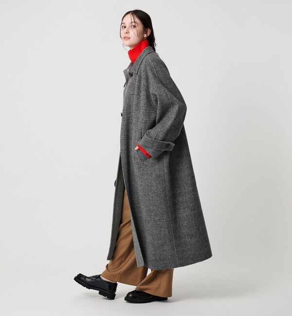 BEAUTY&YOUTH UNITED ARROWS「リバー ステンカラー ロングコート/ヘリンボーン」|その他|