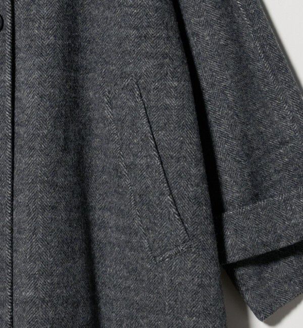 BEAUTY&YOUTH UNITED ARROWS「リバー ステンカラー ロングコート/ヘリンボーン」|その他|