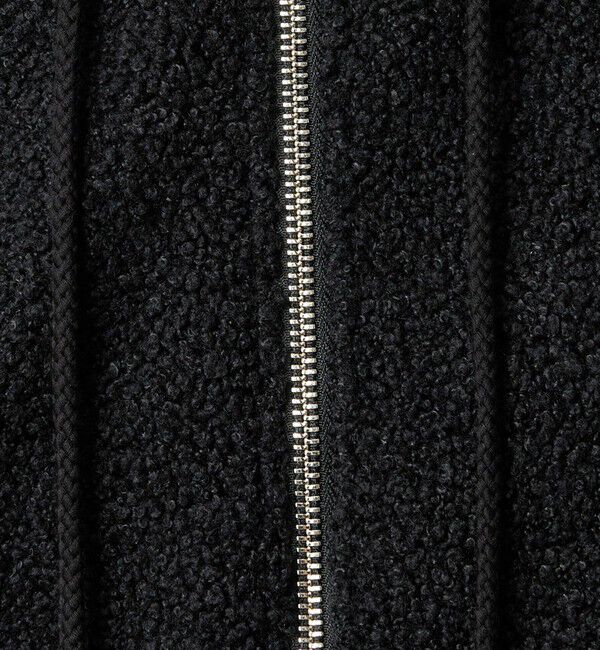 MONKEY TIME「ボアフリース フルジップ フーディー」|カーディガン|