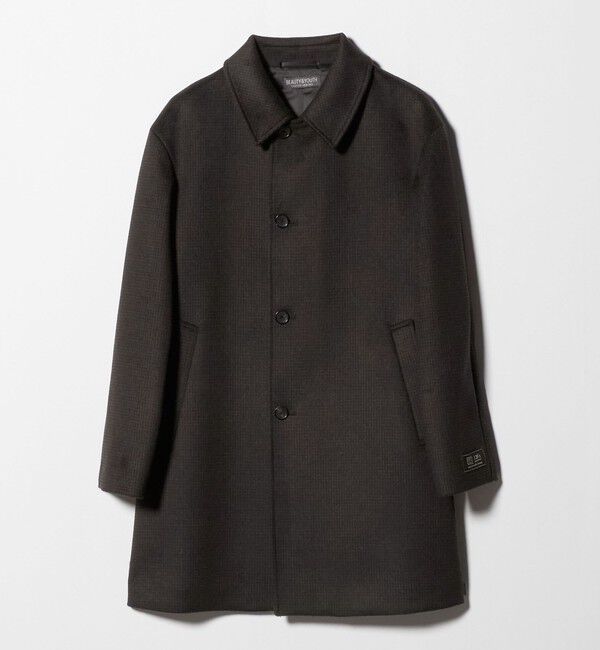 BEAUTY&YOUTH UNITED ARROWS「120S メルトン チェック バルカラーコート」|その他|