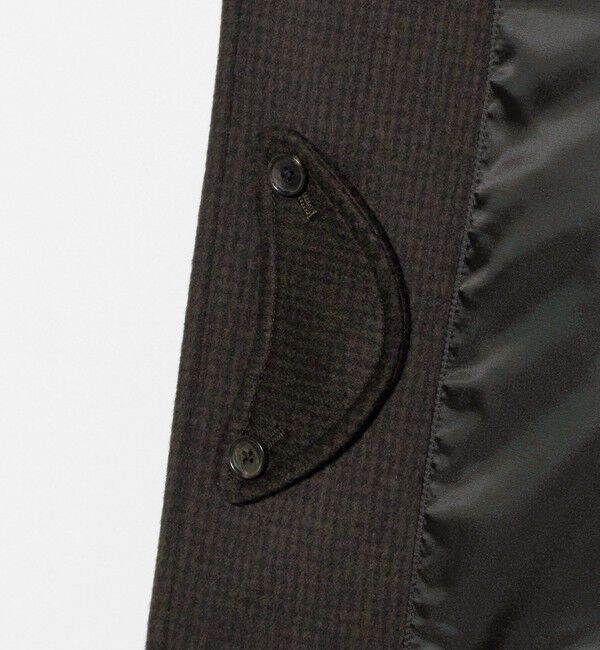 BEAUTY&YOUTH UNITED ARROWS「120S メルトン チェック バルカラーコート」|その他|