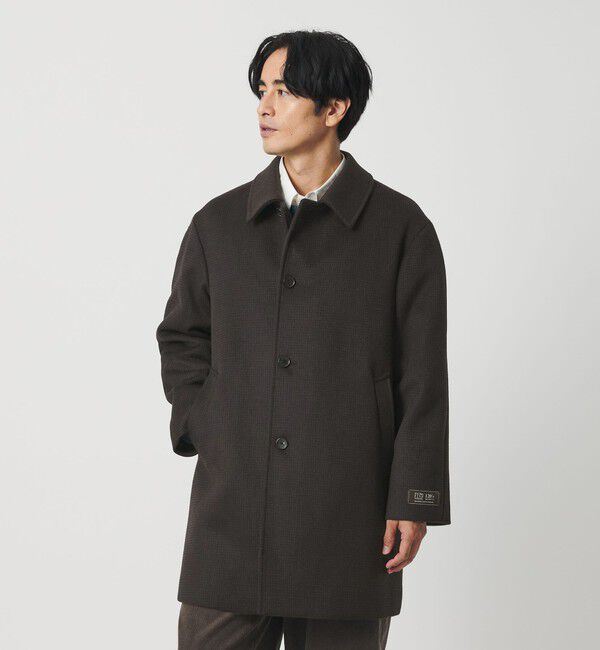 BEAUTY&YOUTH UNITED ARROWS「120S メルトン チェック バルカラーコート」|その他|