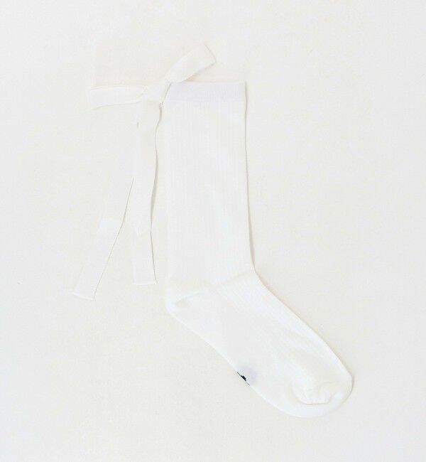 BEAUTY&YOUTH UNITED ARROWS「＜UGG＞Serenella Novelty Bow ソックス」|ソックス|WHITE