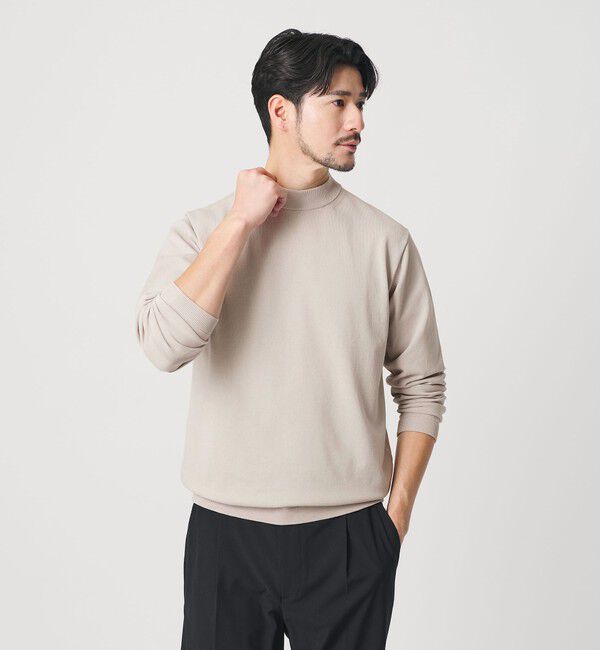 BEAUTY&YOUTH UNITED ARROWS「【WEB限定 WARDROBE SMART】KOUKIN ハイゲージ ニット モックネック【抗菌・防臭】」|ニット・セーター|