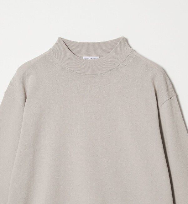 BEAUTY&YOUTH UNITED ARROWS「【WEB限定 WARDROBE SMART】KOUKIN ハイゲージ ニット モックネック【抗菌・防臭】」|ニット・セーター|