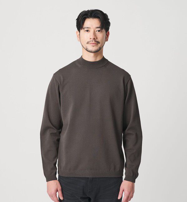 BEAUTY&YOUTH UNITED ARROWS「【WEB限定 WARDROBE SMART】KOUKIN ハイゲージ ニット モックネック【抗菌・防臭】」|ニット・セーター|