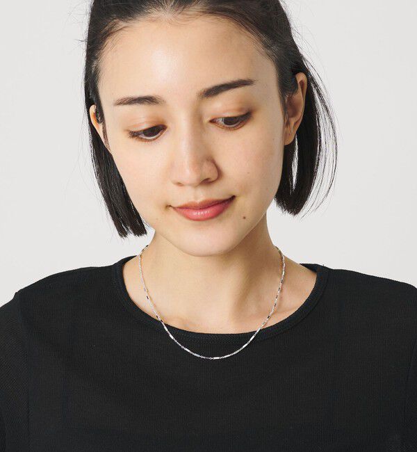 BEAUTY&YOUTH UNITED ARROWS「ユニーク ボックスチェーン ネックレス」|ネックレス|