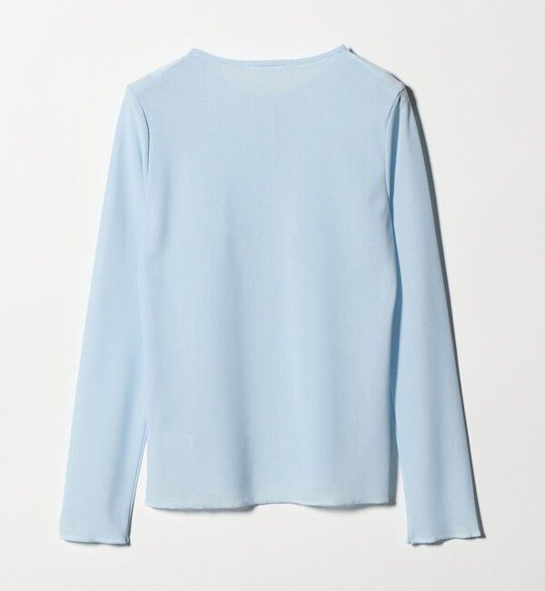 BEAUTY&YOUTH UNITED ARROWS「リングボタン チュール カーディガン ウォッシャブル 接触冷感」|カーディガン|