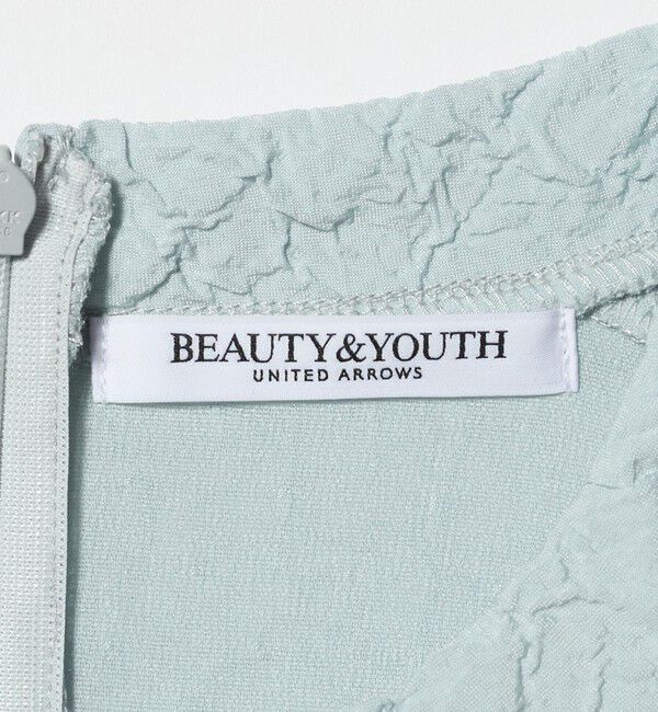 BEAUTY&YOUTH UNITED ARROWS「ジャガード クルーネック 6分袖 プルオーバー」|Tシャツ・カットソー|