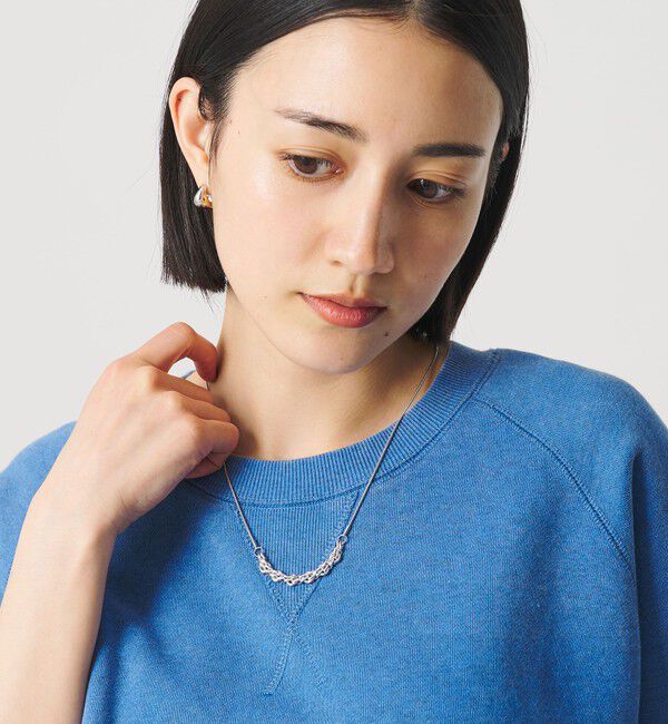 BEAUTY&YOUTH UNITED ARROWS「メタル チェーンモチーフ スライダー ネックレス」|ネックレス|