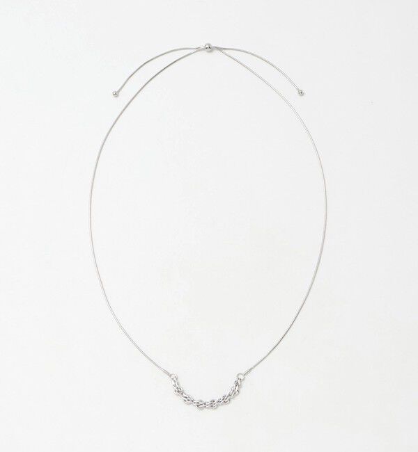 BEAUTY&YOUTH UNITED ARROWS「メタル チェーンモチーフ スライダー ネックレス」|ネックレス|
