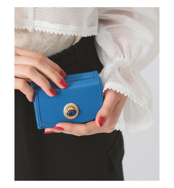 Ray BEAMS 「【WEB限定】Hashibami / ストーン ウォレット」|財布|BLUE