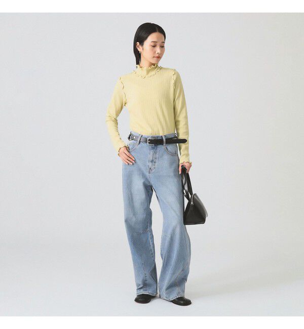 Ray BEAMS 「ランダム リブ メロー ハイネック カットソー」|Tシャツ・カットソー|