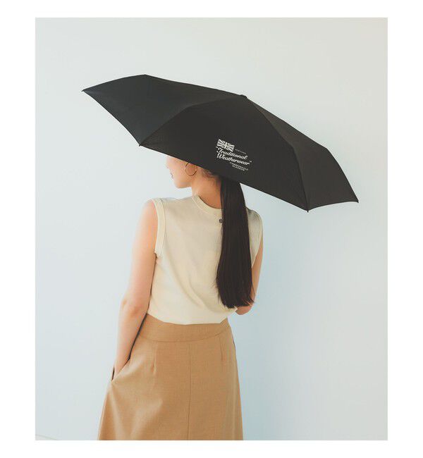 Demi-Luxe BEAMS 「Traditional Weatherwear / ライトウェイト 折り畳み傘」|傘|BLACK
